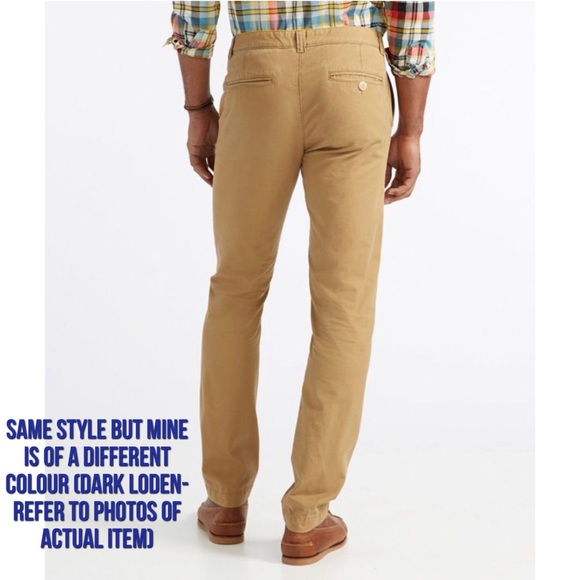 LL Bean Signature Washed Canvas Cloth Pants - Picture 2 of 14